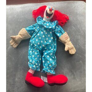 Vintage Bozo The Clown Plush Doll By A&A Plush Co.